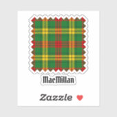 Clan MacMillan Tartan Aufkleber (Blatt)