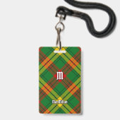 Clan MacMillan Tartan Ausweis (Vorderseite mit Lanyard)