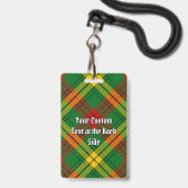 Clan MacMillan Tartan Ausweis (Rückseite mit Lanyard)
