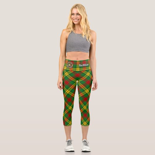 Clan MacMillan Tartan Capri Leggings (Vorderseite)