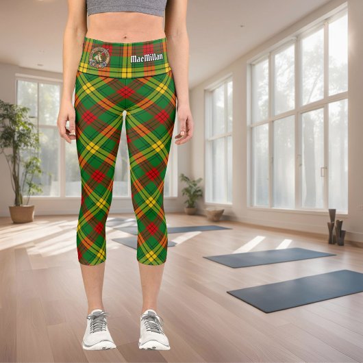 Clan MacMillan Tartan Capri Leggings