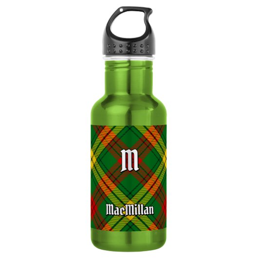 Clan MacMillan Tartan Edelstahlflasche (Vorderseite)