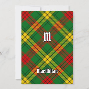 Clan MacMillan Tartan Einladung
