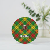 Clan MacMillan Tartan Einladung (Stehend Vorderseite)