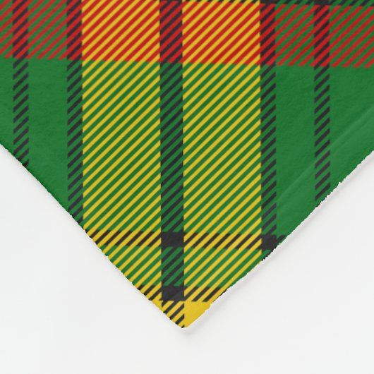 Clan MacMillan Tartan Fleecedecke (Ecke)