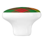 Clan MacMillan Tartan Keramikknauf (Seitenansicht)