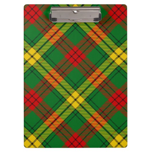 Clan MacMillan Tartan Klemmbrett (Vorderseite)