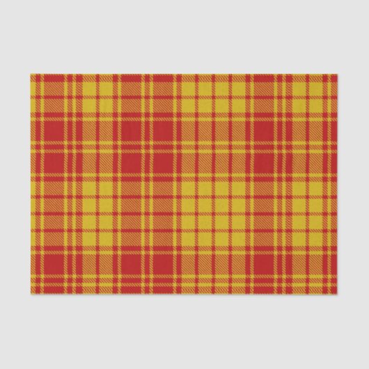 Clan MacMillan Tartan Muster Seidenpapier (Vorderseite)