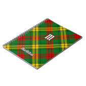 Clan MacMillan Tartan Notizblock (Linke Seite)