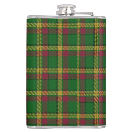 Clan MacMillan Tartan Old Scotland Flask Flachmann (Rückseite)