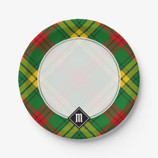 Clan MacMillan Tartan Pappteller (Vorderseite)