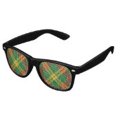 Clan MacMillan Tartan Partybrille (Schrägansicht)