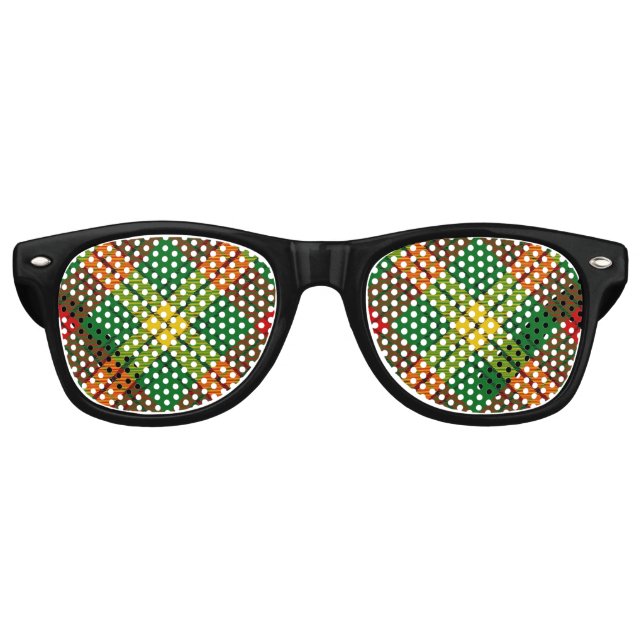 Clan MacMillan Tartan Partybrille (Vorderseite)