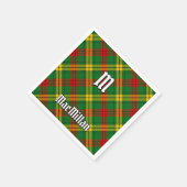 Clan MacMillan Tartan Serviette (Ecke)