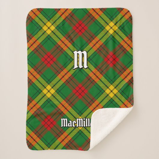 Clan MacMillan Tartan Sherpadecke (Vorderseite)