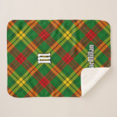 Clan MacMillan Tartan Sherpadecke (Vorderseite (Horizontal))