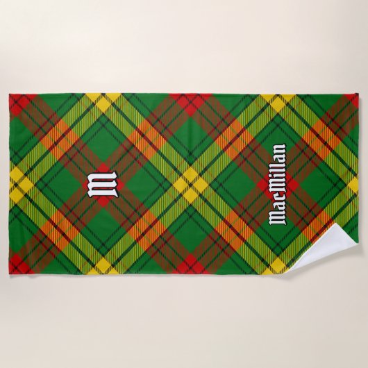 Clan MacMillan Tartan Strandtuch (Vorderseite)