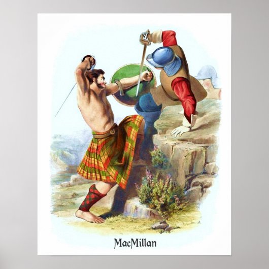 Clan MacMillan von R. R. McIan Poster (Vorne)
