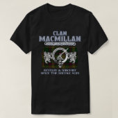 Clan MacMillan Wappen Schottischer Clans Schottisc T-Shirt (Design vorne)