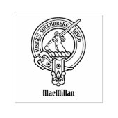 Clan MacMillan Wappen Selbstfarbige Briefmarke Permastempel (Design)