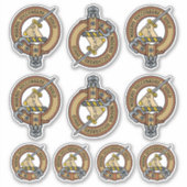 Clan MacMillan Wappen Sticker Set (Vorderseite)