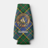Clan MacMillan Wappen über die Jagd auf Tartan Flaschenkühler (Vorderseite)