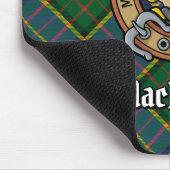 Clan MacMillan Wappen über die Jagd auf Tartan Mousepad (Ecke)