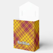 Clan MacMillan Wappen über Dress Tartan Geschenkschachtel (Geöffnet)
