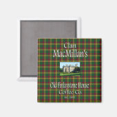 Clan MacMillan's Old Finlaystone House Coffee Co. Magnet (Vorderseite/Rückseite)