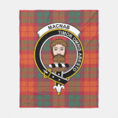 Clan MacNab Ancient Tartan Kariert Fleecedecke (Vorderseite)