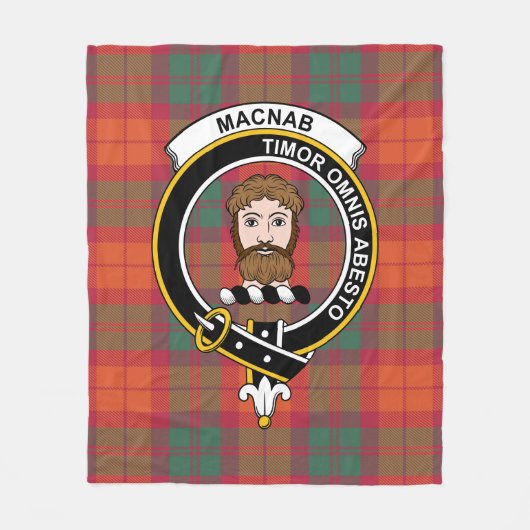 Clan MacNab Ancient Tartan Kariert Fleecedecke (Vorderseite)