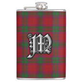 Clan MacNab McNabb Tartan-alte Schottland-Flasche Flachmann (Vorderseite)