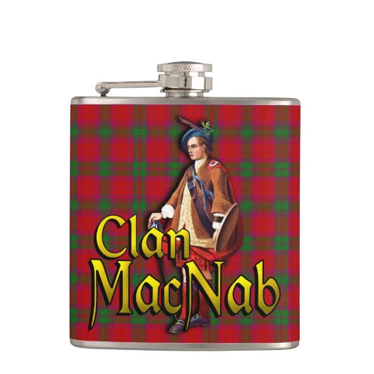 Clan MacNab Old Scotland Flask Flachmann (Vorderseite)