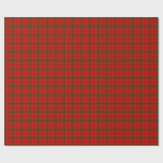 Clan MacNab Tartan Geschenkpapier (Flach)