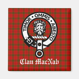 Clan MacNab Wappen Abzeichen und Tartan Magnet