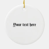 Clan MacNab Wappen Abzeichen und Tartan Personalis Keramik Ornament (Hinten)