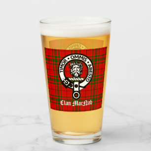 Clan MacNab Wappen und Tartan   Glas