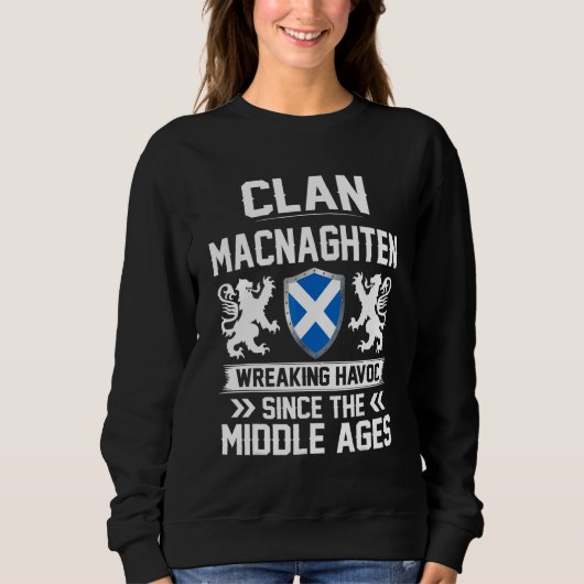 Clan Macnaghten Scottish Family Clan Scotland Wrea Sweatshirt (Vorderseite)