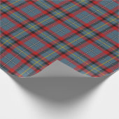 Clan MacNamara McNamara irischer Tartan kariert Geschenkpapier (Ecke)