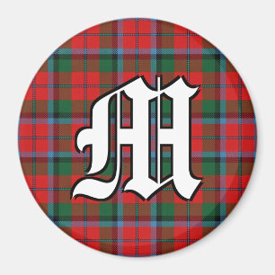 Clan MacNaughton MacNachtan Tartan Kariert Accents Magnet