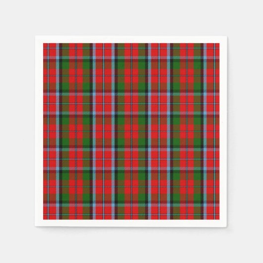 Clan MacNaughton Tartan Serviette (Vorderseite)