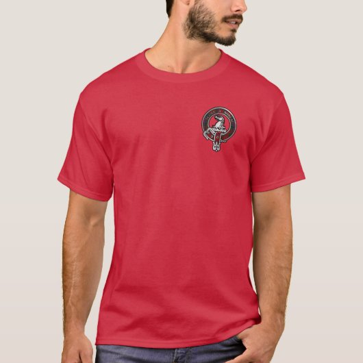 Clan MacNeacail (MacNicol/Nicolson) Wappen & Tarta T-Shirt (Vorderseite)