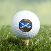 Clan MacNeacail Tartan Knot & Flag Golfball (Insitu T-Shirt)