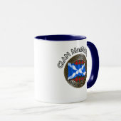 Clan MacNeacail Tartan Knot & Flag Tasse (VorderseiteRechts)
