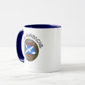 Clan MacNeacail Tartan Knot & Flag Tasse (Vorderseite Links)