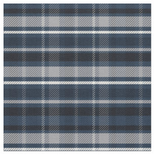 Clan Macneil Blue Scottish Tartan Karos Muster Stoff