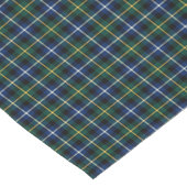 Clan MacNeil Dark Blue und Green Scottish Tartan Kurzer Tischläufer (Ecke)