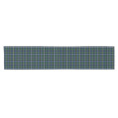 Clan MacNeil Dark Blue und Green Scottish Tartan Kurzer Tischläufer (Horizontal)