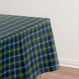 Clan MacNeil Dark Blue und Green Scottish Tartan Tischdecke