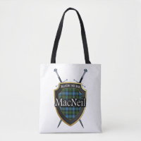 Clan MacNeil Schwerter und Shield Tartan Kariert